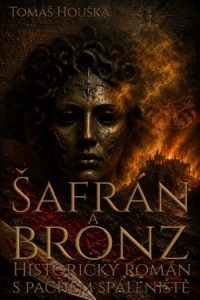 šafrán a bronz obálka